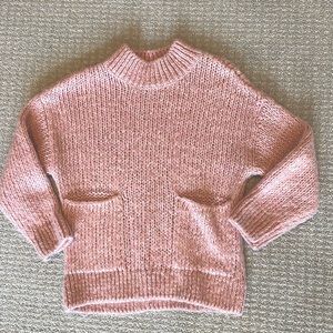 Zara pink girls sweater size 8/9
